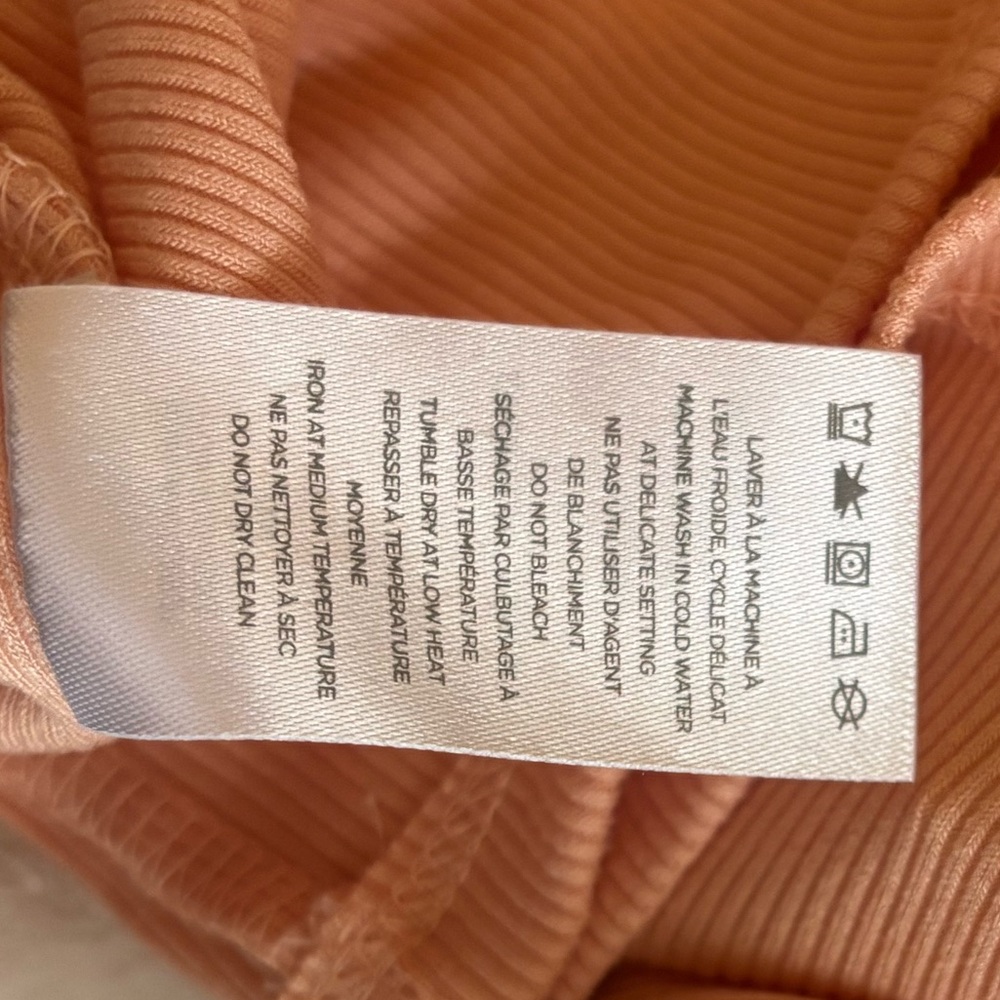 Simons EveryDay Sunday Orange Sleeveless Midi Dress Size S - Picture 6 of 6